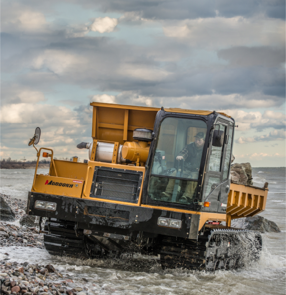 Morooka rubber track crawler carrier